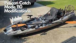 The BEST Practical MODIFICATIONS for the Pelican Catch Mode 110 Kayak + Kydex Keel Guard