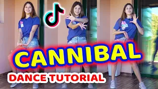 CANNIBAL DANCE KESHA Tik Tok Tutorial | Step By Step Dance Tutorial