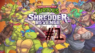 TMNT Shredders Revenge Episode #1 - Jaw Breaking News (SOLO Gameplay) - Xbox X Enhanced