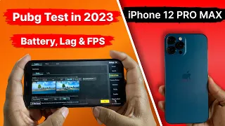 iPhone 12 Pro Max PUBG Test For 2024🔥 | Detailed BGMI Test in Hindi | Laag, FPS, Battery, Heating⚡️