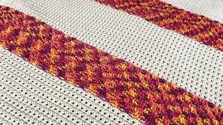 Crochet Study of Fire and Ice Blanket Pattern | EASY | The Crochet Crowd