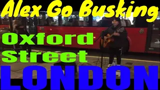 Alex Go Singing James Arthur Cover Impossible (busking on Oxford Street London )