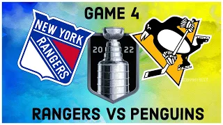 New York Rangers vs. Pittsburgh Penguins Reactions & Play by Play