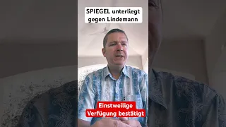 Lindemann ./. SPIEGEL Urteil ergangen, einstweilige Verfügung vom LG Hamburg bestätigt #lindemann