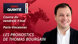 Pronostics Quinté PMU - 100% Quinté du Vendredi 3 mai à Paris-Vincennes