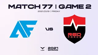 AF vs. NS | Highlights Match 77 Game 2 | 2021 LCK Spring Split