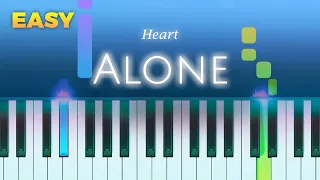 Heart - Alone - EASY Piano TUTORIAL by Piano Fun Play