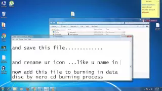 how to create a autorun cd or removal pendrive  with icon