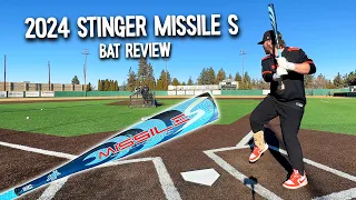 Hitting with the 2024 Stinger Missile S | BBCOR Baseball Bat Review (vs. Voodoo One & Atlas)