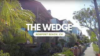 The Wedge - Newport Beach, Ca - 4K Neighborhood Walk
