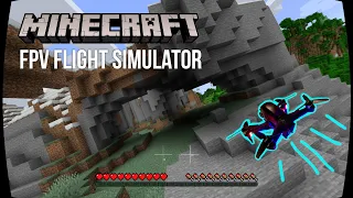 Minecraft as an FPV Drone Flight Simulator