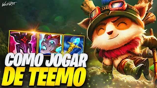 Como JOGAR de TEEMO 2022 no WILD RIFT!