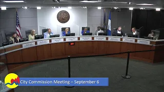 City Commission Meeting - September 6, 2022