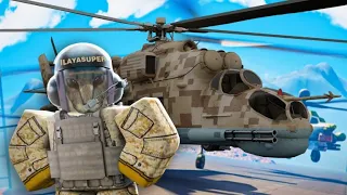 ОБЗОР СУПЕР ВЕРТОЛЕТА MI-24 HIND В ROBLOX WAR TYCOON!