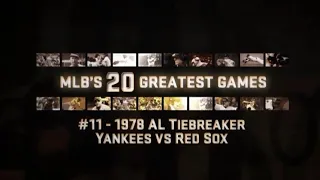 MLB Greatest Games: 1978 AL East Playoff (11)