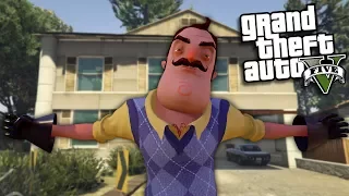 GTA 5 Mods - HELLO NEIGHBOR MOD (GTA 5 Mods Gameplay)