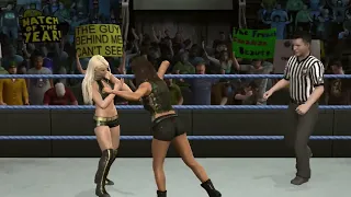 WWE Smackdown vs RAW 2010 PS3 (Eve vs Maryse) Normal Submission