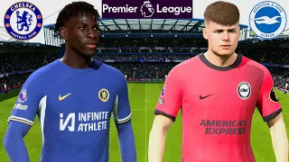 EA FC 24 - Chelsea vs Brighton - Palmer Jackson Caicedo Enzo - Premier League 23/24 | PS5 | 4K HDR