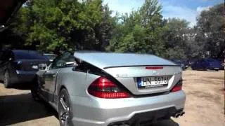 Mercedes SL500 R230 SL63 AMG Bodykit + Custom Exhaust Sound by ProTuning.lv & Petro Auspuff