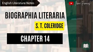 Biographia Literaria Chapter 14 | Samuel Taylor Coleridge | IRENE FRANCIS
