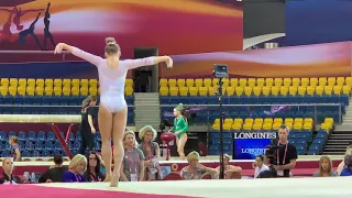 Ragan Smith - floor - podium training DOHA