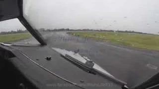 Boeing 737 Cockpit view  -  Takeoff Birmingham RWY 15