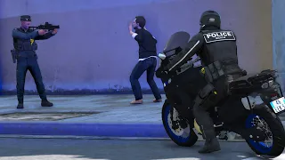 [GTA 5] PATROUILLE EN MOTARD BANALISÉ DE LA POLICE | LSPDFR #878