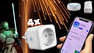 Smart Home 4er Pack im Test Smarte Steckdosen von TECKIN mit AMAZON ALEXA & GOOGLE HOME Integration