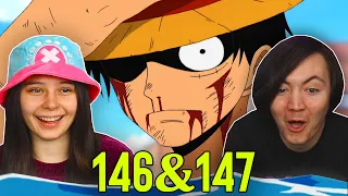 A MAN WHO TALKS OF DREAMS! 👒 One Piece Ep 146 & 147 REACTION & REVIEW