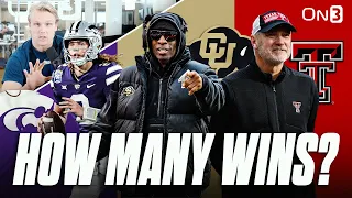 How Many Wins For Colorado, Texas Tech, Kansas State, Utah? | Big 12 Win Totals