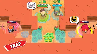 TRAP & TROLL! 1000 IQ HIDING SPOT GADGETS vs 10 IQ 🤣 Brawl Stars Funny Moments & Wins & Fails ep908