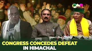 Live: Congress concedes defeat in Himachal , Abhishek Manu Singhvi congratulates BJP candidate
