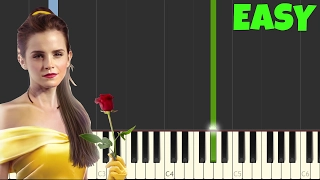 The Beauty And The Beast [Easy Piano Tutorial] (Synthesia/Sheet Music)