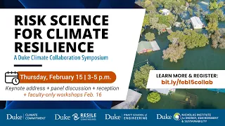 Keynote Speaker Frank Nutter: Risk Science for Climate Resilience