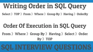 Order Of Execution in SQL Query | IQBees @crackconcepts @LearnCodingOfficial @CodeEra2020