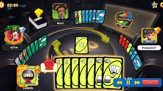 UNO! Mobile Gameplay - The Flawless or Perfect Game.. Again. (Draft Mode Solo)