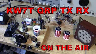 KW7T 2 Tube TX RX - Operation