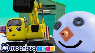 Giant Christmas Snowman! | BEST OF DIGLEY AND DAZEY CARTOONS! - Trucks For Kids!