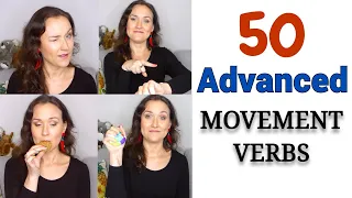 I Act Out 50 Advanced Movement Verbs | English Vocabulary (Action Verbs)