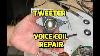 How to Repair: Paradigm Aluminum Dome Tweeter Voice Coil Replacement