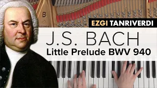 Bach - BWV 940, Little Prelude D minor | Ezgi Tanriverdi 🎹