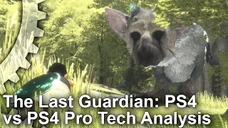 [4K] The Last Guardian PS4 vs PS4 Pro Graphics Comparison + Frame-Rate Test
