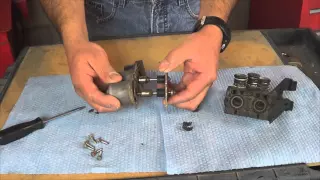 How to disassemble an E36 BMW Heater Valve by Howstuffinmycarworks