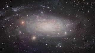 Zooming in on the spiral galaxy NGC 3621. HD 720p