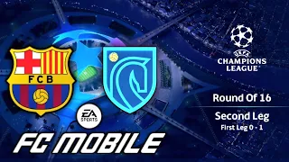 Napoli FC vs Barcelona | EA Sports FC Mobile UEFA Champions League Round of 16 | Second Leg Showdown