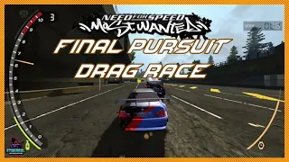 Drag Race Mode in FINAL Pursuit Mod - NFS Most Wanted 2005