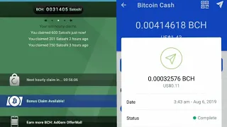 Free Bitcoin Cash - Earn BCH By Watching ADS - Payment Proof