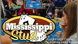 🔲 MUCH BETTER! Pocket Rockets!! Mississippi Stud 2 #poker #cardroom #cardgame