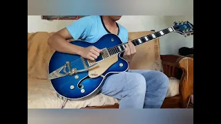 Playing Gretsch 6120 2002 with New Boss Rc-looper