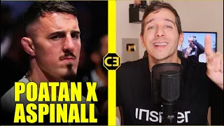 A DIFERENÇA A FAVOR DE POATAN CONTRA ASPINALL NO PESO-PESADO DO UFC #COUTINHORESPONDE